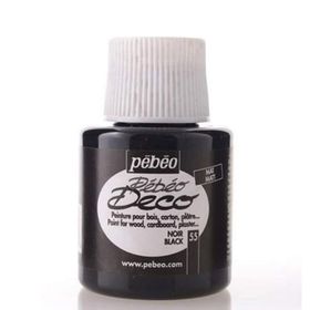 Pebeo Deco Siyah 55 110 ml Ahşap Boyası