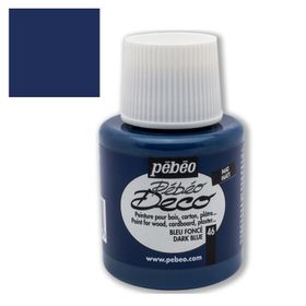 Pebeo Deco Su Bazlı 110 ml 46 Dark Blue Akrilik Ahşap Boyası