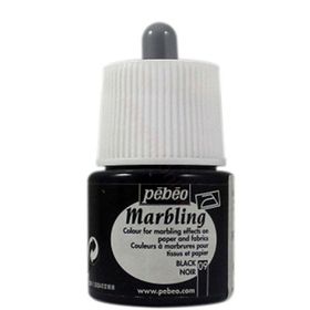Pebeo Marbling 45 ml Black Ebru Boyası
