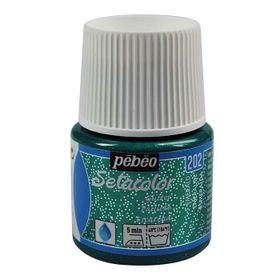 Pebeo N.202 Emerald Setacolor Glitter 45 ml Kumaş Boyası