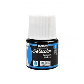 Pebeo N:19 Black Setacolor Opak 45 ml Kumaş Boyası
