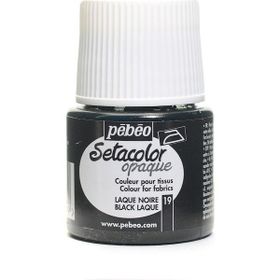 Pebeo N:19 Black Setacolor Opak 45 ml Kumaş Boyası