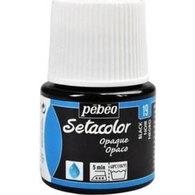 Pebeo N:19 Black Setacolor Opak 45 ml Kumaş Boyası