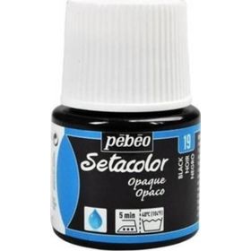 Pebeo N:19 Black Setacolor Opak 45 ml Kumaş Boyası