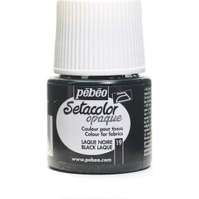 Pebeo N:19 Black Setacolor Opak 45 ml Kumaş Boyası