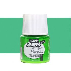 Pebeo N:24 Spring Green Setacolor Opak 45 ml Kumaş Boyası