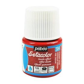 Pebeo N:304 Mystic Red Setacolor Suede Effect 45 ml Kumaş Boyası