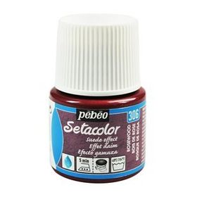 Pebeo N:306 Roseweood Setacolor Suede Effect 45 ml Kumaş Boyası