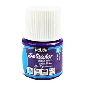 Pebeo N:307 Violet Setacolor Suede Effect 45 ml Kumaş Boyası