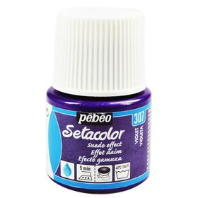 Pebeo N:307 Violet Setacolor Suede Effect 45 ml Kumaş Boyası