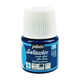Pebeo N:308 Navy Setacolor Suede Effect 45 ml Kumaş Boyası