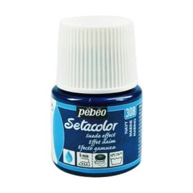 Pebeo N:308 Navy Setacolor Suede Effect 45 ml Kumaş Boyası