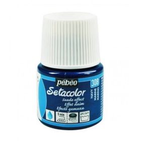 Pebeo N:308 Navy Setacolor Suede Effect 45 ml Kumaş Boyası