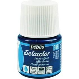 Pebeo N:308 Navy Setacolor Suede Effect 45 ml Kumaş Boyası