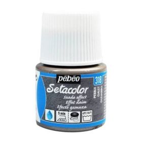 Pebeo N:318 Pebble Setacolor Suede Effect 45 ml Kumaş Boyası