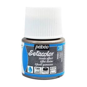 Pebeo N:318 Pebble Setacolor Suede Effect 45 ml Kumaş Boyası