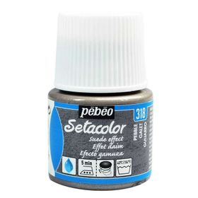 Pebeo N:318 Pebble Setacolor Suede Effect 45 ml Kumaş Boyası