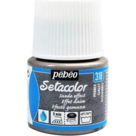 Pebeo N:318 Pebble Setacolor Suede Effect 45 ml Kumaş Boyası