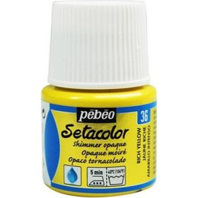 Pebeo N:36 Rich Yellow Setacolor Shimmer Parlak Opak 45 ml Kumaş Boyası