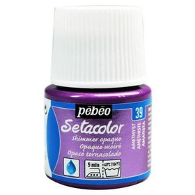 Pebeo N:39 Amethyst Setacolor Shimmer Parlak Opak 45 ml Kumaş Boyası