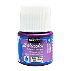 Pebeo N:39 Amethyst Setacolor Shimmer Parlak Opak 45 ml Kumaş Boyası