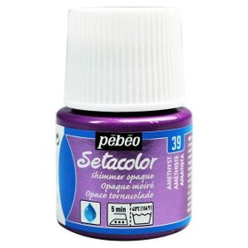 Pebeo N:39 Amethyst Setacolor Shimmer Parlak Opak 45 ml Kumaş Boyası