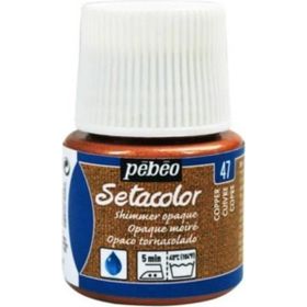 Pebeo N:47 Copper Setacolor Shimmer Parlak Opak 45 ml Kumaş Boyası