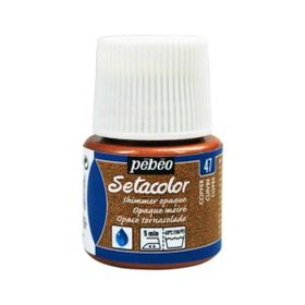Pebeo N:47 Copper Setacolor Shimmer Parlak Opak 45 ml Kumaş Boyası