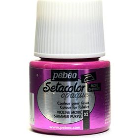Pebeo N:65 Purple Setacolor Shimmer Parlak Opak 45 ml Kumaş Boyası