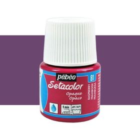 Pebeo N:81 Raspberry Setacolor Opak 45 Kumaş Boyası