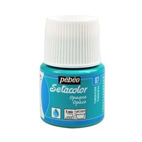 Pebeo N:87 Turquise Setacolor 45 ml Opak Kumaş Boyası