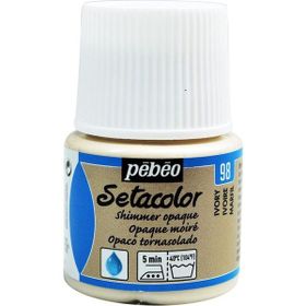 Pebeo N:98 Ivory Setacolor Shimmer Parlak Opak 45 ml Kumaş Boyası