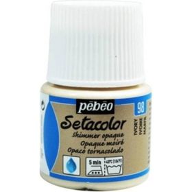 Pebeo N:98 Ivory Setacolor Shimmer Parlak Opak 45 ml Kumaş Boyası