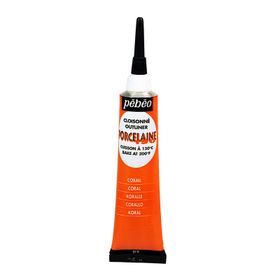 Pebeo Porcelaine 02 Coral 20 ml 150 Fırınlanabilir Porselen Kontür