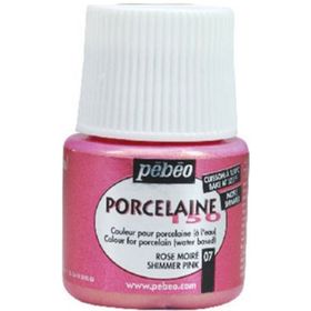 Pebeo Porcelaine 150 Shimmer Pink 107 45 ml Porselen Boyası