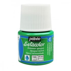 Pebeo Setacolor Metalik 43 Shimmer Chlorophyll Opak Kumaş Boyası