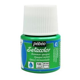 Pebeo Setacolor Metalik 43 Shimmer Chlorophyll Opak Kumaş Boyası