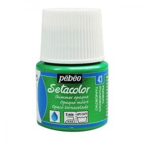 Pebeo Setacolor Metalik 43 Shimmer Chlorophyll Opak Kumaş Boyası