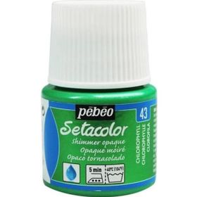 Pebeo Setacolor Metalik 43 Shimmer Chlorophyll Opak Kumaş Boyası