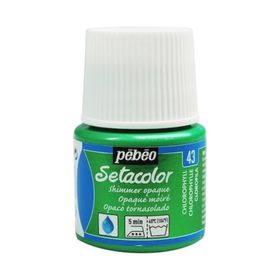 Pebeo Setacolor Metalik 43 Shimmer Chlorophyll Opak Kumaş Boyası