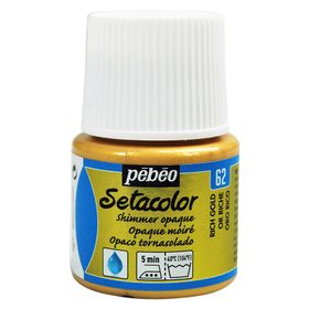 Pebeo Setacolor Metalik 62 Shimmer Rich Gold Opak Kumaş Boyası