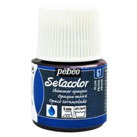 Pebeo Setacolor Metalik 67 Shimmer Plum Opak Kumaş Boyası