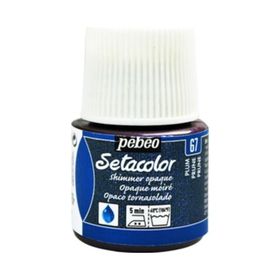 Pebeo Setacolor Metalik 67 Shimmer Plum Opak Kumaş Boyası