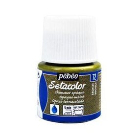 Pebeo Setacolor Metalik 72 Shimmer Bronze Opak Kumaş Boyası