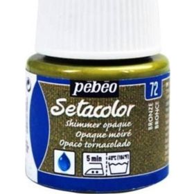 Pebeo Setacolor Metalik 72 Shimmer Bronze Opak Kumaş Boyası