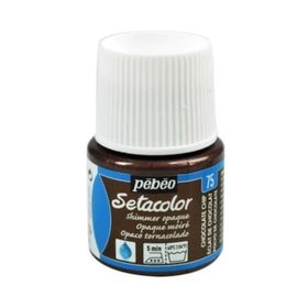 Pebeo Setacolor Metalik 75 Shimmer Chocolate Opak Kumaş Boyası
