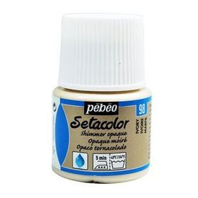 Pebeo Setacolor Metalik 98 Shimmer Ivory Opak Kumaş Boyası