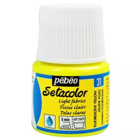 Pebeo Setacolor Transparent 31 Fluorescent Yellow Kumaş Boyası