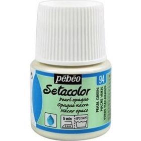 Pebeo Setacolor Yanar Döner 94 Pearl Green Opak Kumaş Boyası