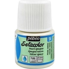 Pebeo Setacolor Yanar Döner 94 Pearl Green Opak Kumaş Boyası